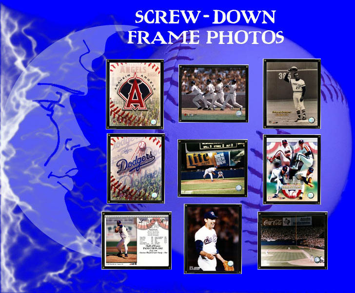 Sports Collectibles - MLB Photos - Screw-Down Framed Photos 